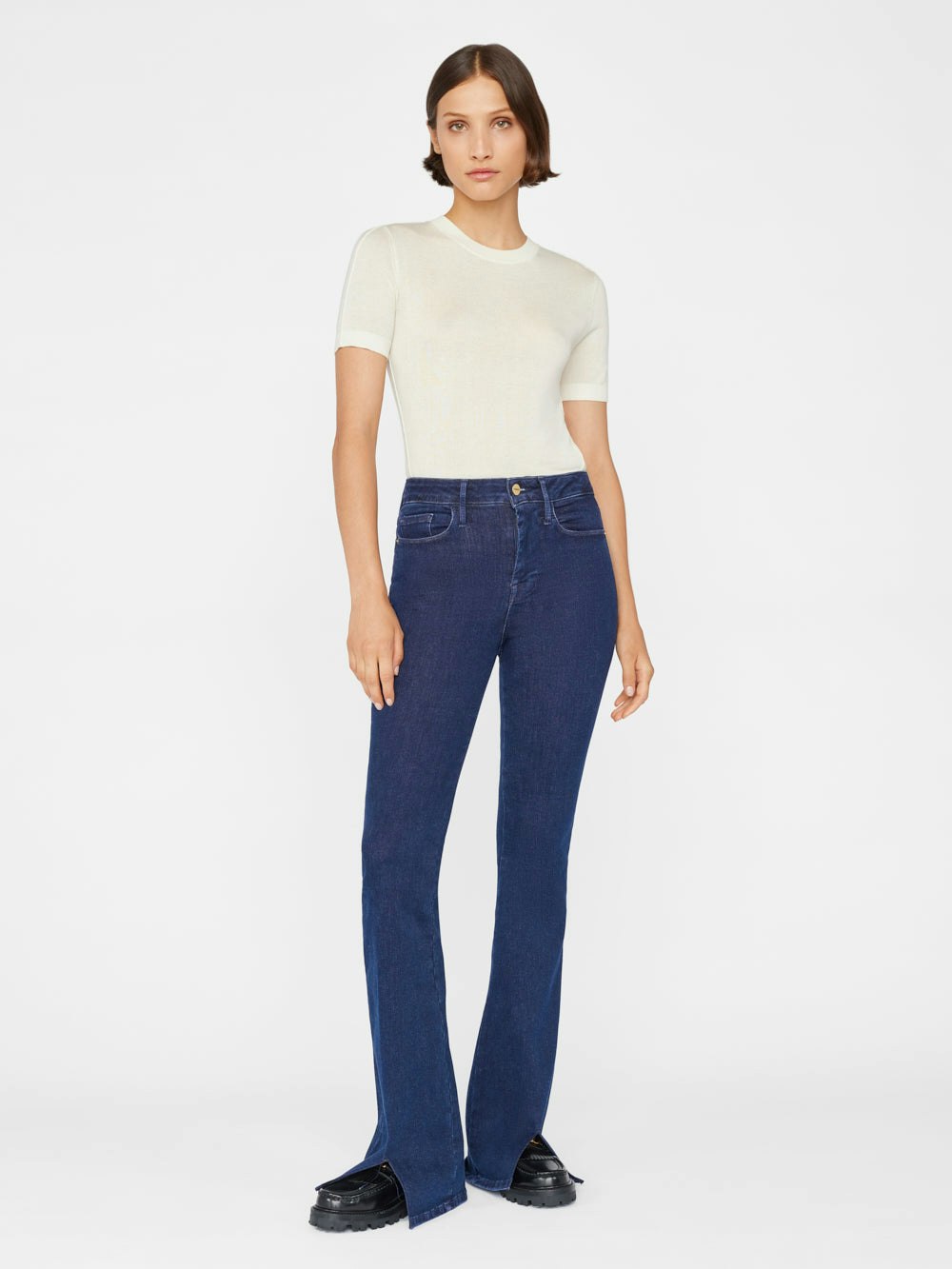 jeans front view